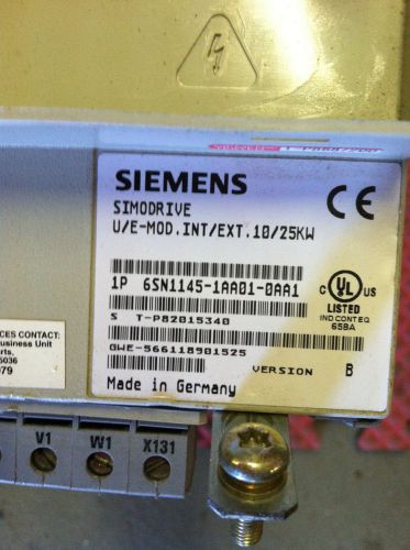 SIEMENS servo drive 6SN1145-1AA01-0AA1