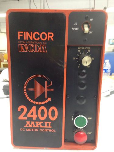 Fincor variable speed dc motor power supply for sale