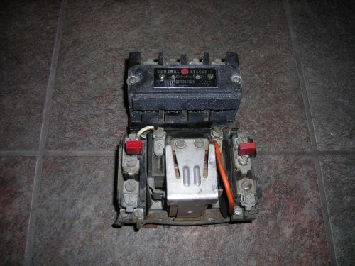GENERAL ELECTRIC CR7006C101A MAGNETIC MOTOR STARTER SIZE 1 600 VAC 1,2,3 PHASE