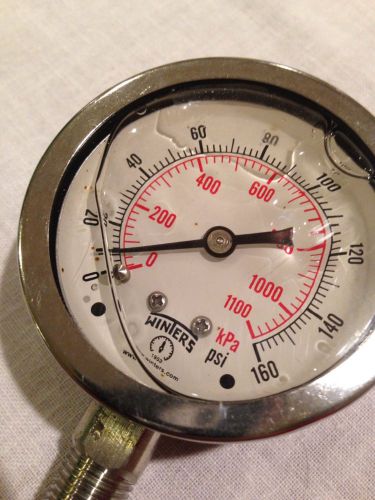 Winters pem203lf gauge,pressure,0 to 160 psi,2 in. g7618475 for sale