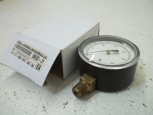 COLE 1-304-011-06-00 GAUGE 0-30 PSI *NEW IN A BOX*