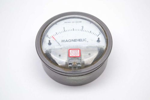 Magnehelic 2003 15 psi 0-3in-h2o 4-1/2 in pressure gauge b440781 for sale