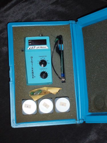 Cole-parmer instrument company digi-sense digital ph meter model 5986 + case for sale