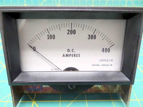 LFE Instruments Ammeter 0-400 DC Amperes P/N 405521-5