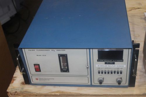 THERMO ELECTRON 43A PULSED FLUORESCENCE SO2 ANALYZER D349623