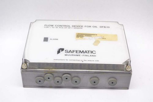 Safematic dfb-10 flow control module device box unit b429685 for sale