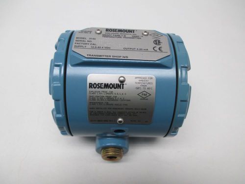 New rosemount 3144-d1e5b4 temperature 12.0-42.4v-dc 0-100f transmitter d291594 for sale
