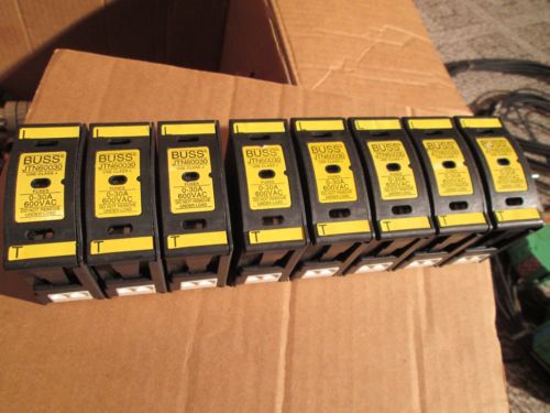lot-of 8-Buss-JTN-6003-fuse-holders   BOX#4