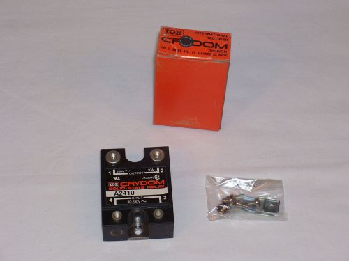Crydom A2410 Solid State Relay - New in box. 10A, 90-280V Crtl, 24-280VAC Output