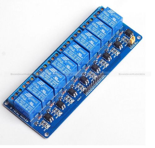 8 Channel DC 5V Relay Module for Arduino Raspberry Pi DSP AVR PIC ARM S7 New