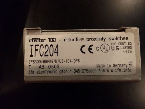 Ifm efector ifc204 proximity switch - bulk lot of 10 pieces for sale