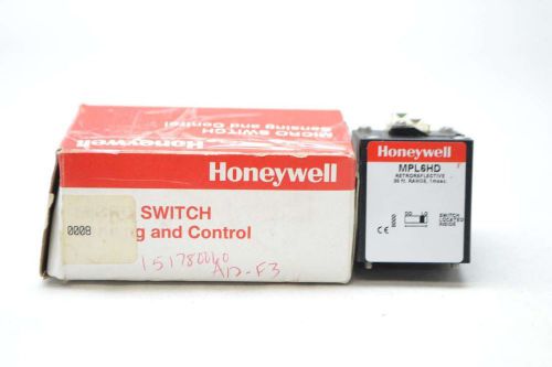 NEW HONEYWELL MPL6HD MICRO SWITCH RETROREFLECTIVE 30FT RANGE SENSOR HEAD D441661