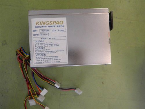 Kingspao Power Supply AT 230 Watt KP-230P Output : DC 230W