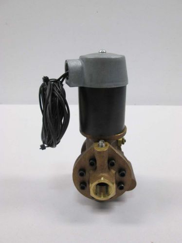 NEW FLOW CONTROL COMPONENTS DL-3 120V-AC 1/2IN NPT BRASS SOLENOID VALVE D402835