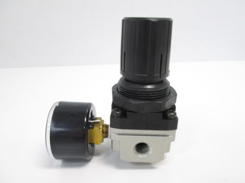Smc nar2000-n01 pneumatic regulator w/gauge, 0.05-0.85mpa, 1/8&#034;npt for sale