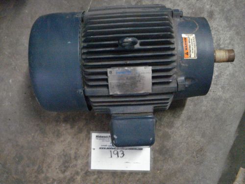 Sterling 2-speed motor JY020JFHC, 20/5hp, 3510/1730rpm, 256TC, 230vac, TEFC, 3ph
