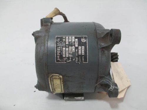 Peelle 251721 2.0/3.0amp ac 220v-ac 1200/300rpm 3ph electric motor d236396 for sale