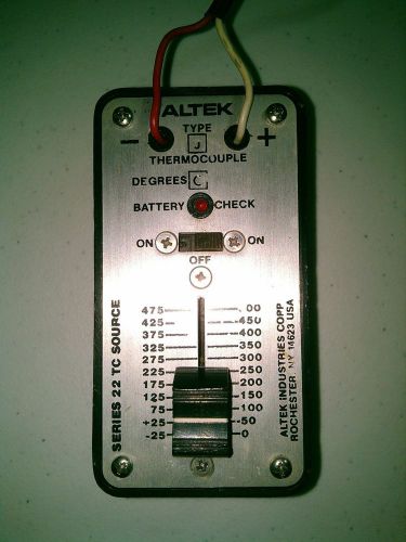 Altek temperature calibrator thermocouple type j for sale