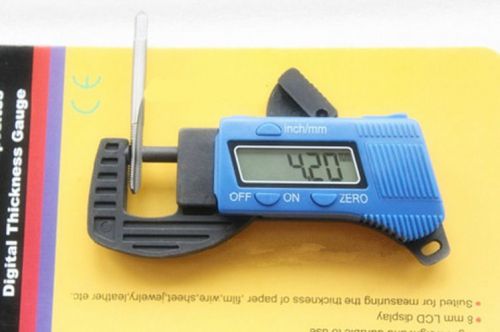 Portable Quick Precise Digital Thickness Gauge Meter Micrometer Tester For Sale