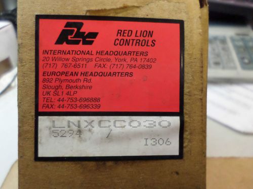 RED LION PANEL MOUNT CONTER UNIT - LNXCC030 - 6 Digit Display 50 x 50 cutout