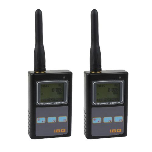2PCS IBQ 102 Portable Handheld Frequency Counter Wide Range (10Hz -2.6GHz) UHF
