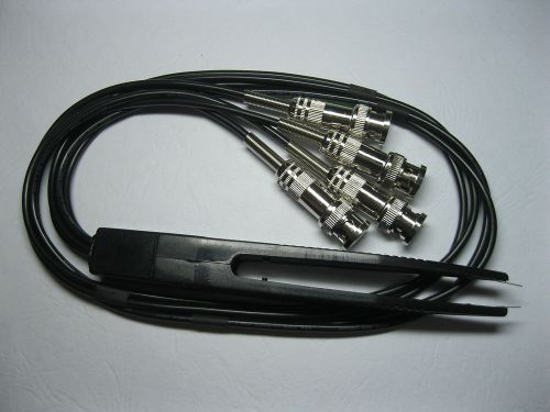 1 set smd test clip probe for lcr meter with 4 bnc wire for sale