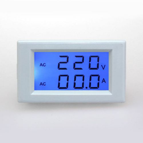 Digital Ammeter Voltmeter LCD Panel Amp Volt Meter 100A 300V 110V 220V Applied