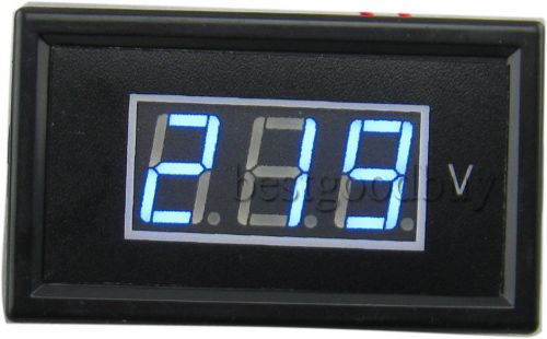 AC 75-300V blue led AC digital voltmeter volt panel meter Voltage Monitor gauge