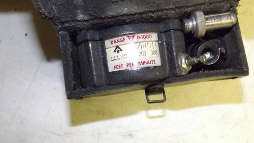 Florite anemometer - wind velocity tester - vintage test equipment