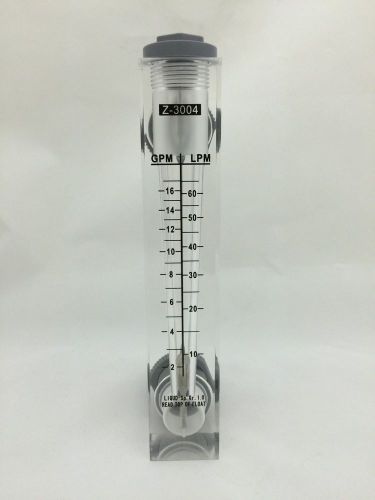 Water flowmeter - rotameter 2-16 gpm for sale