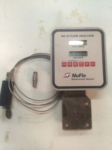 Nu Flo MC-II Flow Analyzer With Magnetic Pick-up