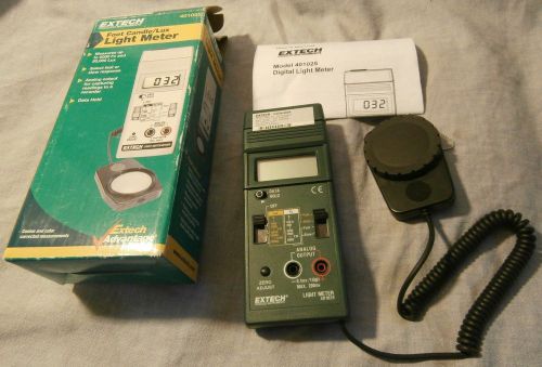 Extech 401025 digital light meter foot candle/lux 5000fc &amp; 50,000 lux free ship! for sale