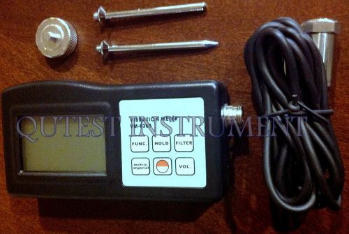 Digital Vibration Meter Gauge Velocity Acceleration Displacement Frequency RPM