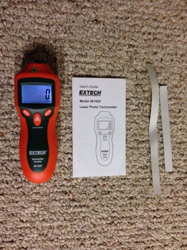 Extech Instruments Model 461920 Laser Photo Tachometer Counter
