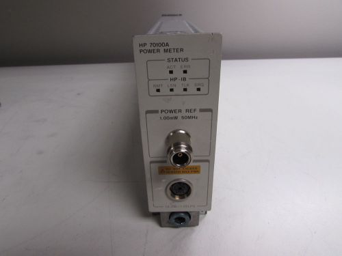Agilent/keysight/hp 70100a power meter module, rf ref connector in front for sale