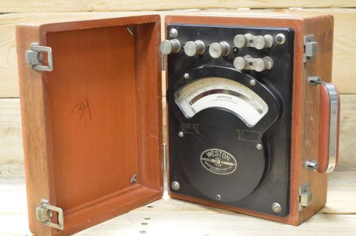 Weston A.C. &amp; D. C. Ammeter Model 370 1937