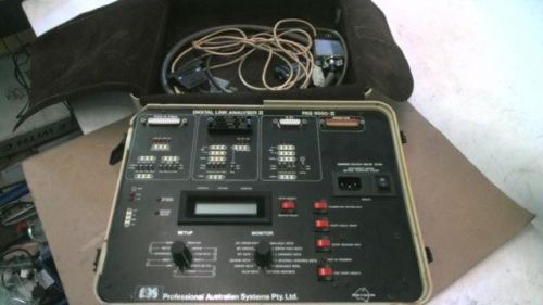 Professional Australian Systems Digital Link Analyser PAS 9550II with Cables