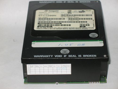 SEAGATE ST11200N 1.05GB 5400RPM 3.5&#034; HARD DRIVE 50-PIN SCSI
