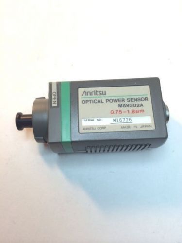 ANRITSU OPTICAL POWER SENSOR MA9302A 0.75-1.8um MADE IN JAPAN/ WARRANTY