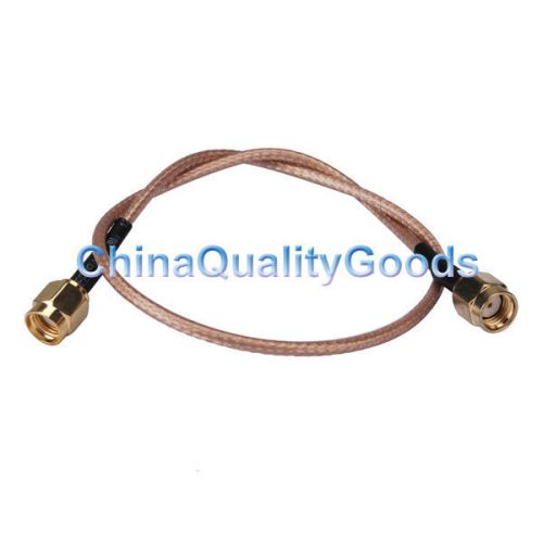 2pcs of rp sma male to rp sma male pigtail cable rg316 15cm wi-fi router for sale