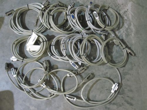 Lot of 22 Assorted GPIB Cables .5 meter up to 8 meter HP National Instruments