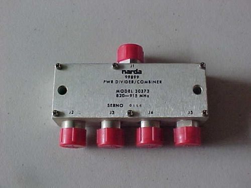 NARDA POWER DIVIDER / COMBINER M# 30373 FROM 820 TO 915 MHZ