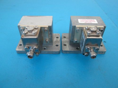 Lot of 2 alcatel ferrocom 6181-sfo 355-0202-220 5.925-6.425 ghz iso adapter sma for sale
