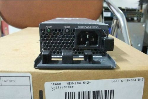 Cisco c3kx-pwr-715wac power supply for 3750-x/3560-x for sale