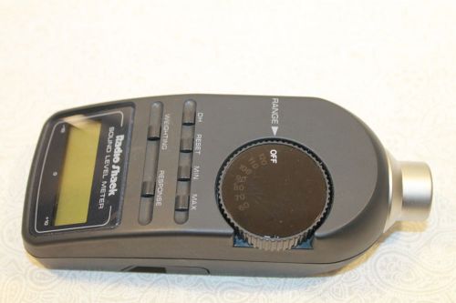 Radio Shack Digital Sound Pressure Level SPL Audio Meter 33-2055 w/case