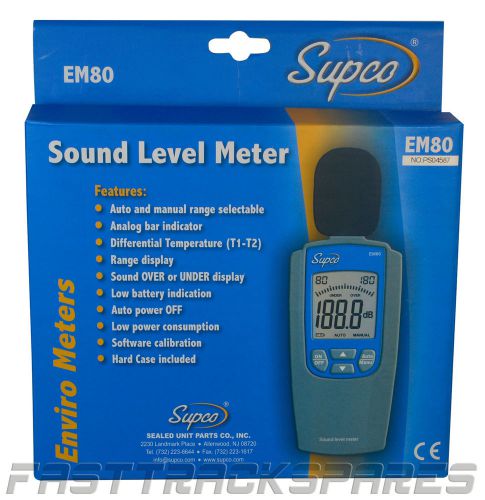 Supco: sound level meter 30db to 120db (ft857) for sale