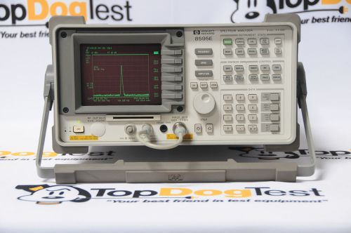 Hp agilent keysight 8595e spect anal 9khz to 6.5ghz opt 4,41,130 with cal cert for sale