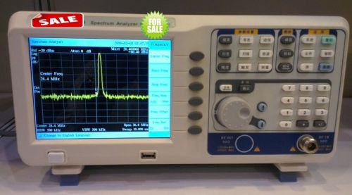Digital spectrum analyzer 9k-1.8ghz &amp; tracking generator 6.5&#039;&#039;tftlcd usb lan vga for sale