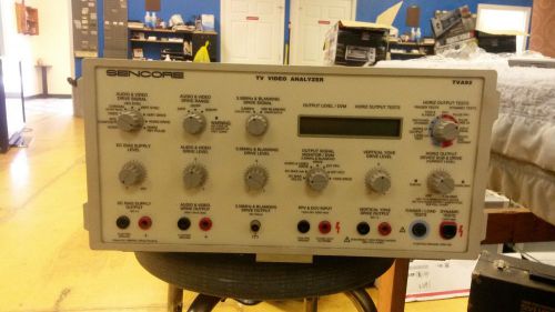 SENCORE TVA92 VIDEO ANALYZER IN EXCELLENT CONDITION FROM NJ, USA