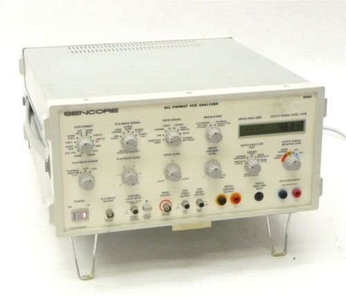 SENCORE VC93 ALL FORMAT VCR VHS VIDEO SIGNAL BENCHTOP ANALYZER TEST TESTER